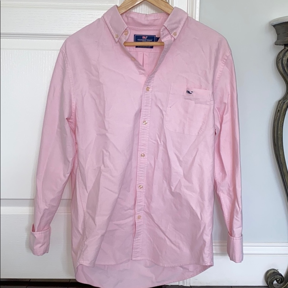 Pink Vineyard Vines Dress Shirt